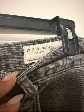 Rag Bone barrel jeans grey